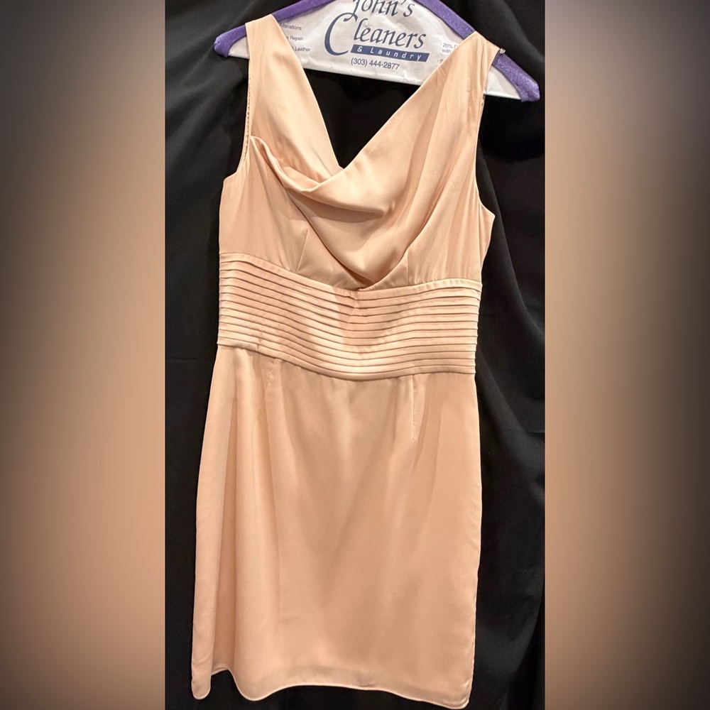 Light Peach Sleeveless Dress Size 4